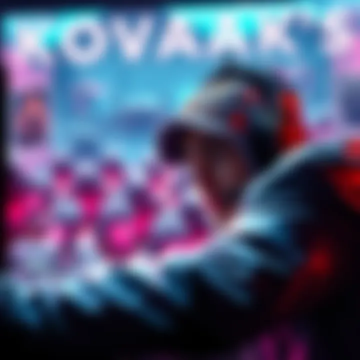 Kovaak's Stuttering Issue A screenshot showing stuttering gameplay in Kovaak's, with a player visibly frustrated while using a high-end gaming setup.