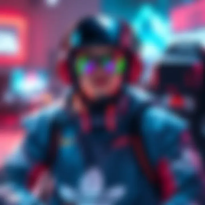 Kr1stal in gaming gear, representing FULL SENSE in an esports event