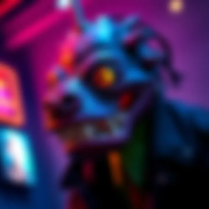 A striking profile picture of krakenPuppet resembling a cartoonish character with vibrant colors and a quirky expression.