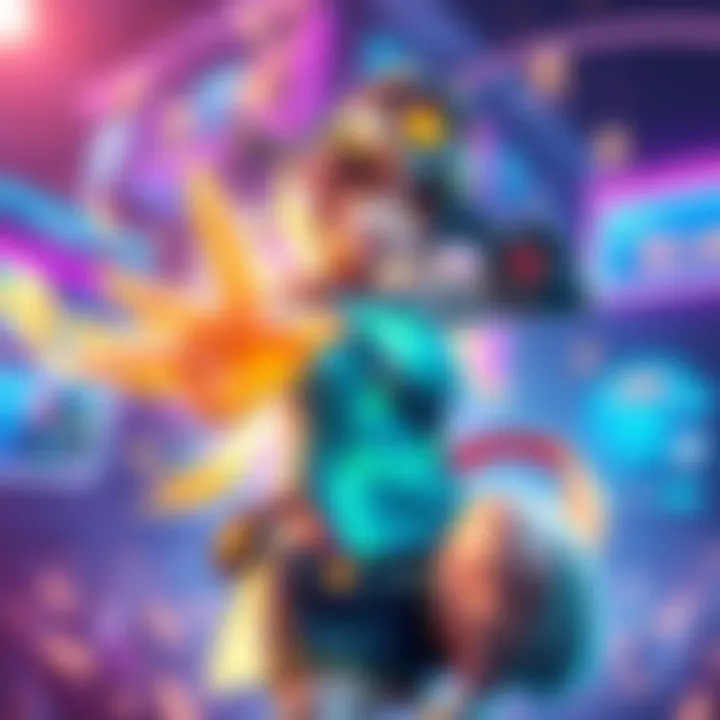 Krasue, the unique character from Thailand, showcasing her glowing features and dynamic movement in a vibrant gaming environment.