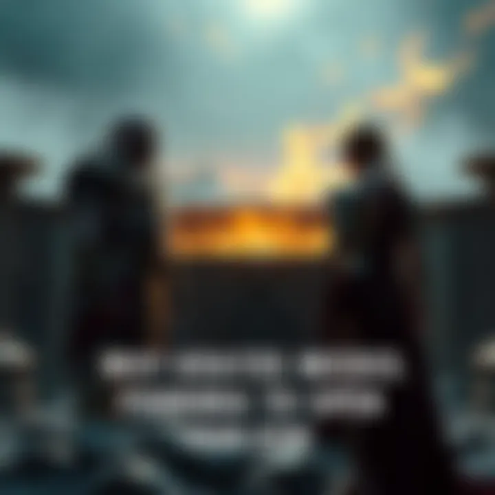 Kratos stands beside Pandora as they look at a large, ancient box, with tension in the air indicating a crucial moment in their journey.