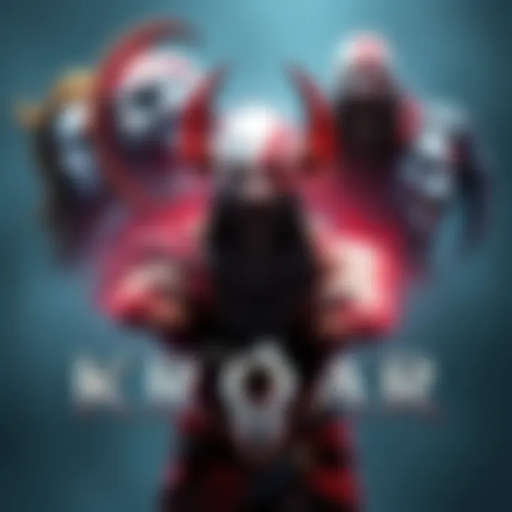 Various creative designs of Kratos avatars created by fans, showcasing different styles and interpretations of the character from God of War.