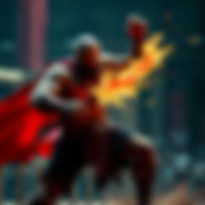 Kratos in Final Fight Kratos fiercely battling his opponent in an epic showdown, showcasing intense power moves and emotional stakes.