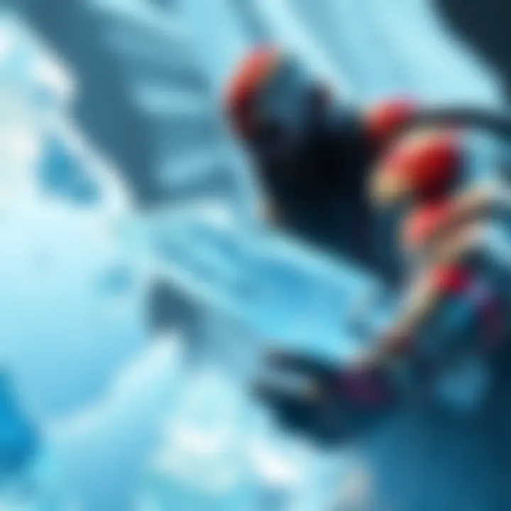 Kratos using ice powers to freeze a mechanism in God of War 2018, showcasing his strength and gameplay strategy.