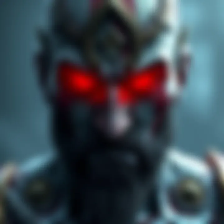 Kratos in Ragnarök showing his eyes without the iconic red glow during Spartan Rage