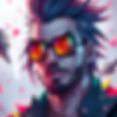 A colorful fanart of a character named Krause, showcasing vibrant colors and intricate details, capturing the essence of the character.