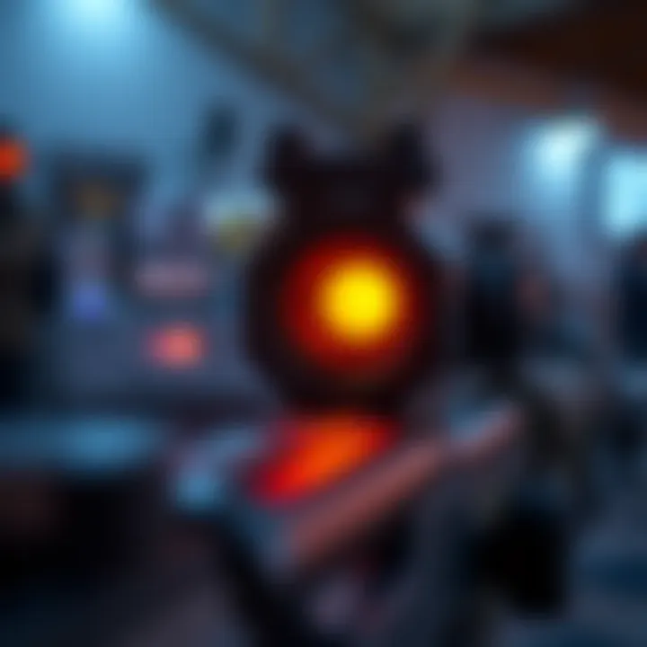 Krig's New Iron Sight A close-up view of Krig's new iron sight, showcasing its sleek design and improved clarity for better aiming.