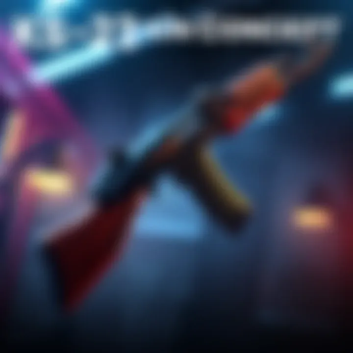 Concept image showing the KS-23 skin with a stock attached, highlighting gun customization options.