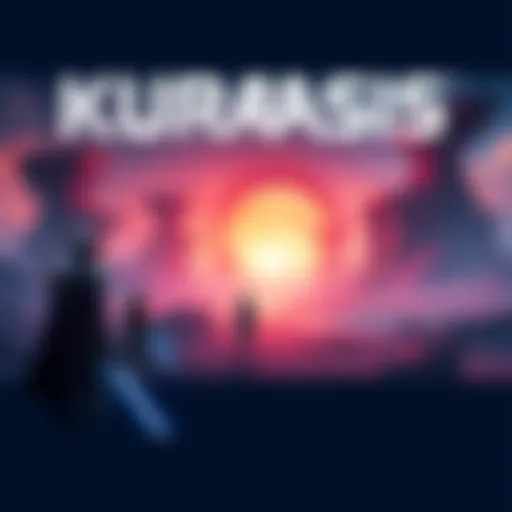 A digital artwork showcasing a futuristic game setting with characters and landscapes, indicating the excitement around the new Kurakasis game