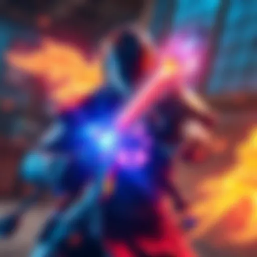 Kuva Nukor weapon in action A player showcasing the Kuva Nukor weapon with bright visuals highlighting its damage effect in a gaming environment