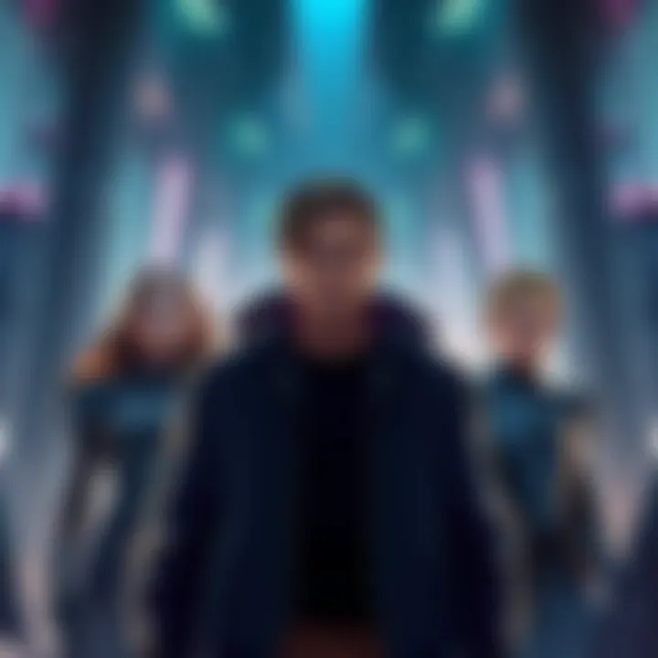 Kyle stands in front of Lena and Ezgi, who look stern as they prepare to confront him about his past actions in the tower.