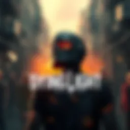 Kyle Crane facing a horde of zombies in a dark urban environment, showcasing his determination and struggle for survival.