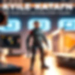 A detailed action figure of Kyle Katarn, a beloved video game character, displayed on a desk with a bright background.