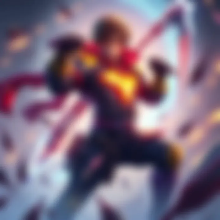 Illustration showing Kyle with new abilities and design elements after rework, highlighting his updated features and gameplay style.