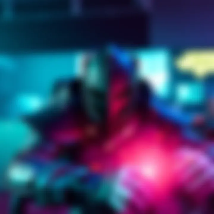 LA Knight surprises Speed during a livestream, creating an entertaining moment