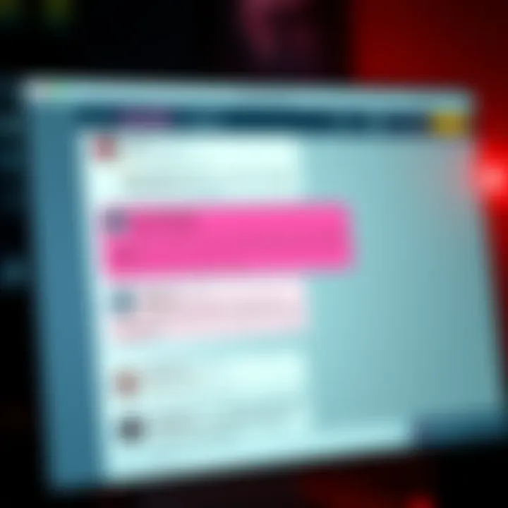 Lacari Chat Notepad Screenshot Screenshot showing a Notepad chat with recent messages that Lacari is pressured to reveal