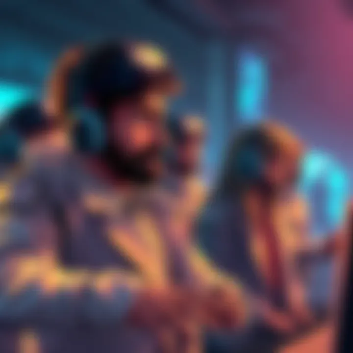 Players reacting to lag on Embark's server, showing signs of frustration and slow movements