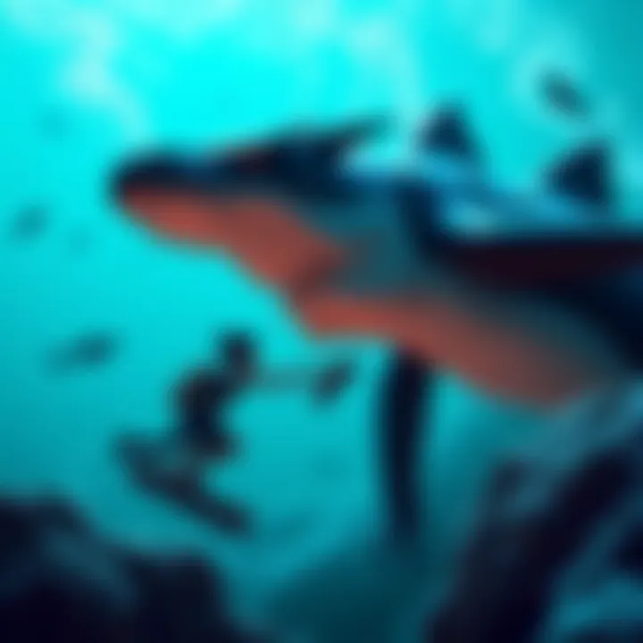 A frustrated player navigating a challenging underwater section with Lagiacrus, showcasing the struggle of combat and movement.