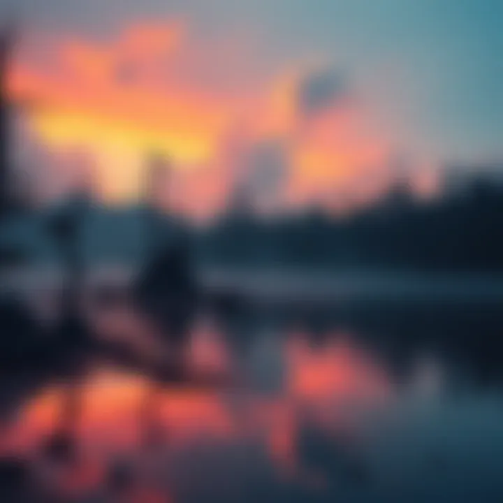 A murky lake surrounded by dark, twisted trees, symbolizing unappealing vacation spots.