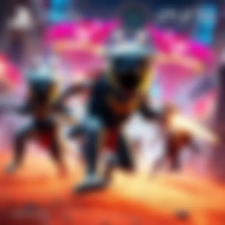 Lamiadons in PS5 Action A vibrant scene featuring Lamiadons characters in an exciting PS5 gaming environment, showcasing innovative gameplay and immersive features.