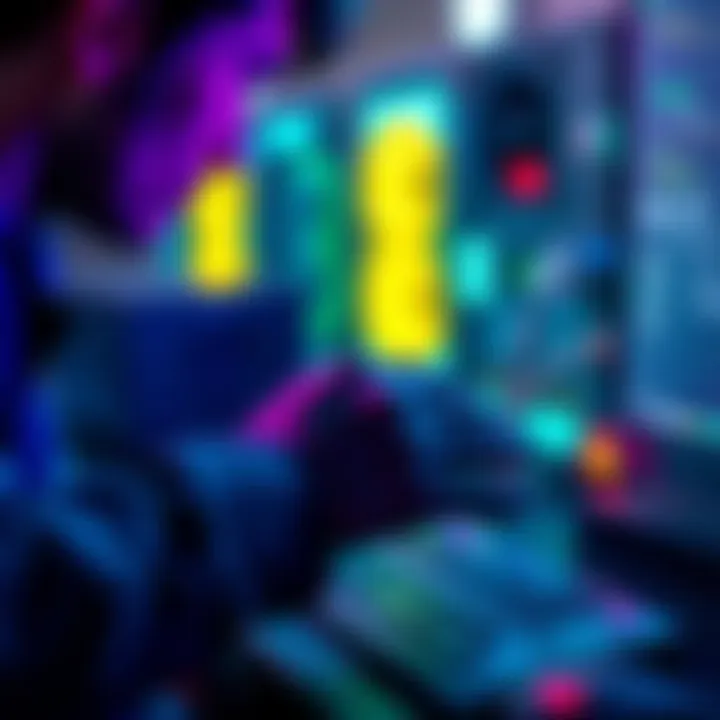 LAN Cable Troubleshooting A person checking a LAN cable connection on a computer for slow download speeds