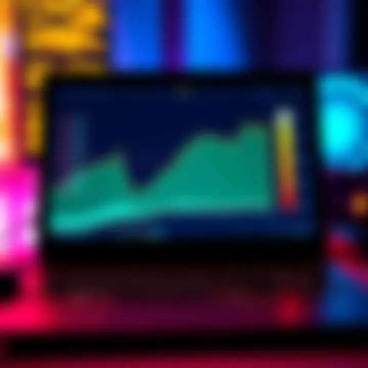 A laptop screen displaying a high CPU temperature reading during gaming, indicating a spike in temperature