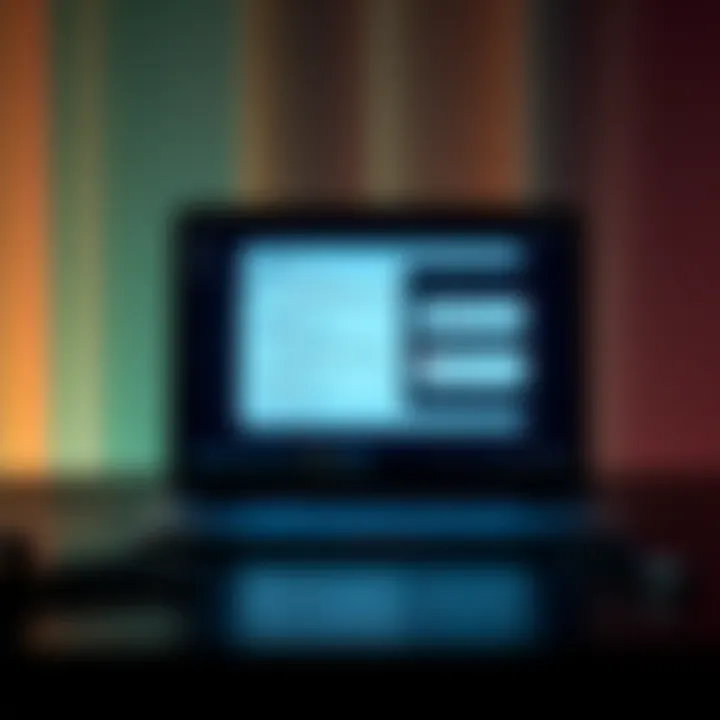 A laptop screen displaying multiple unwanted pop-up notifications