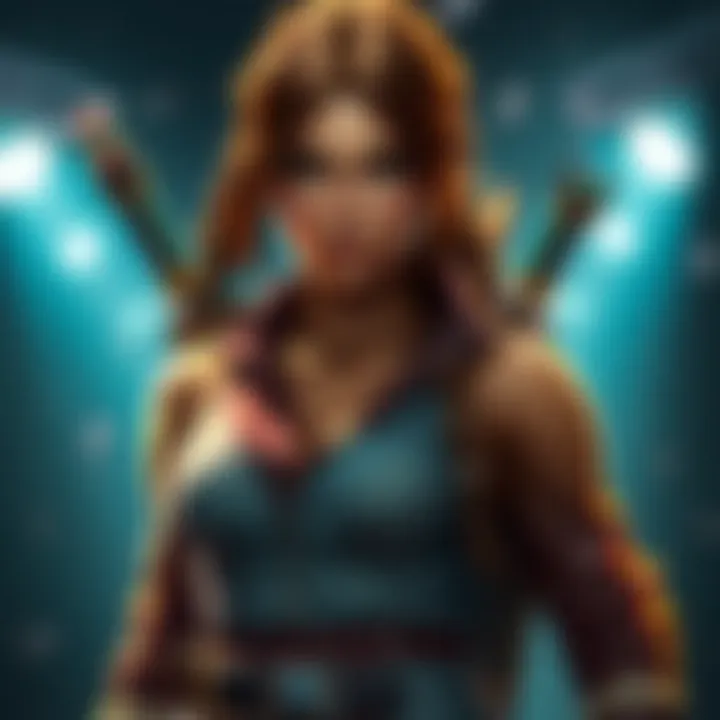 Lara Croft showing off various stylish outfits from the game
