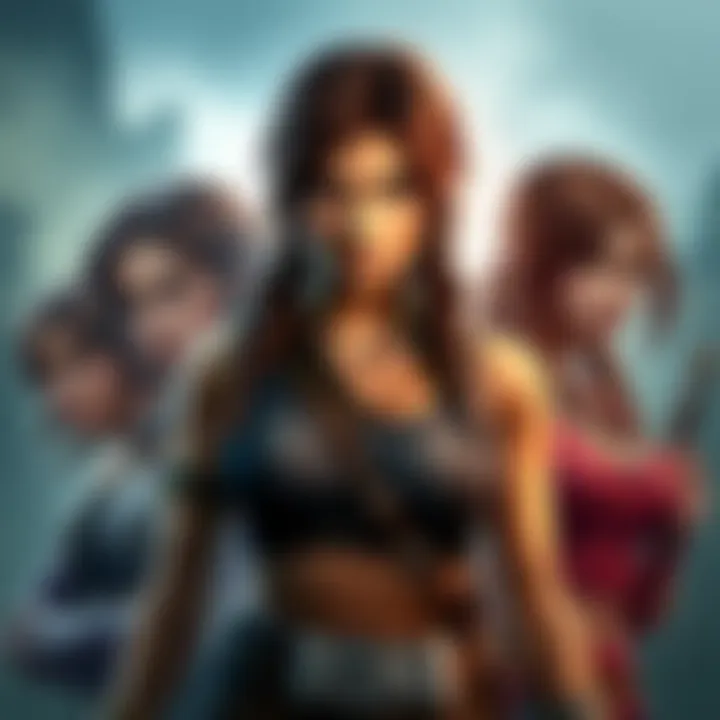 A collage showing Lara Croft at various ages during her gaming journey, highlighting her character development and growth through the series.