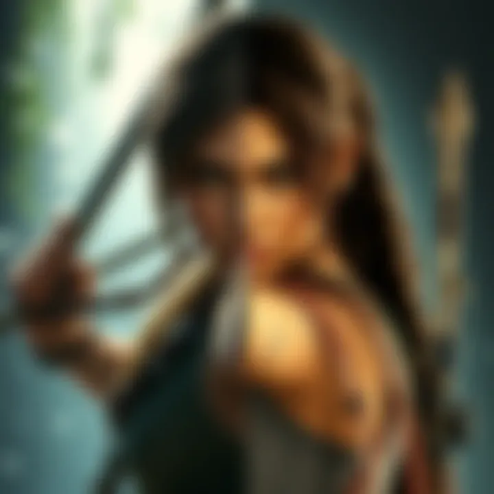 Side-by-side view of Lara Croft in Survivor style and Legacy of Atlantis design