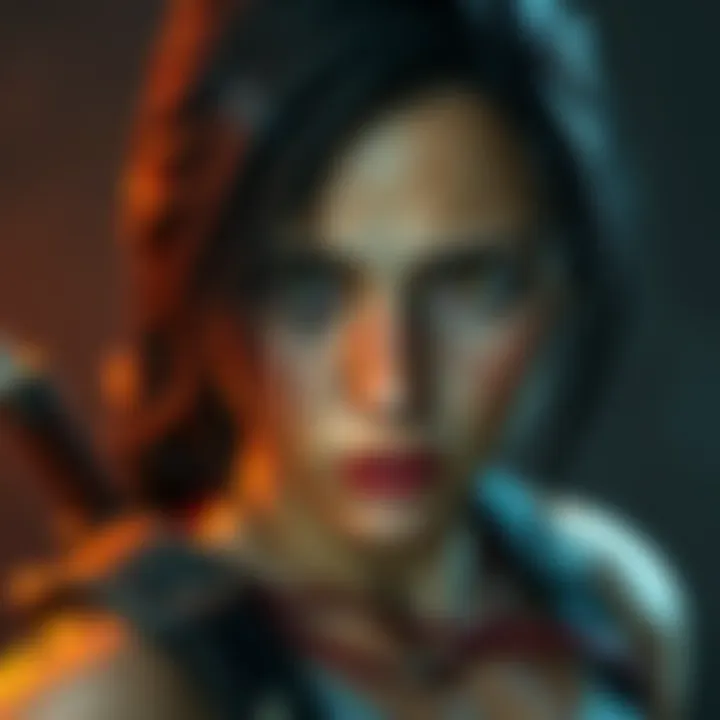 Lara Croft, a strong female character, shows concern and uncertainty about her future in the gaming world.