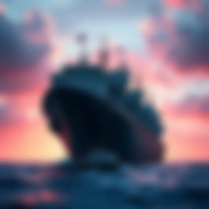 A massive ship sailing in Skull and Bones, showcasing its size and detail against a vibrant ocean backdrop.