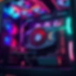 A large graphics processing unit inside a computer case, highlighting the growing size of modern GPUs