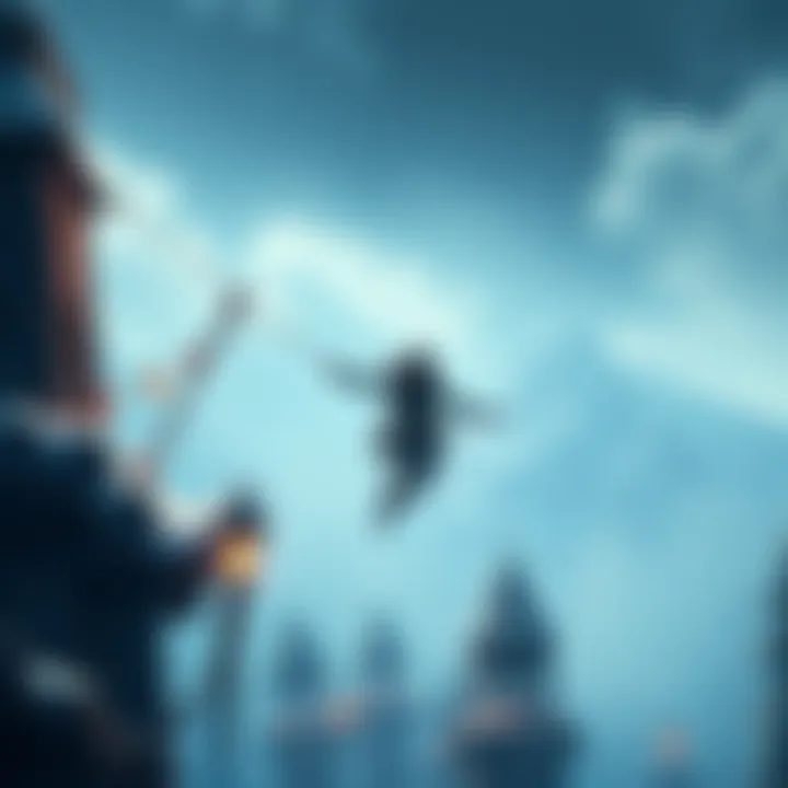 A character in Rise of the Tomb Raider attempting a challenging jump in the Baba Yaga challenge