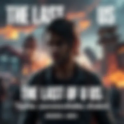 The cover art of The Last of Us Part 2 showing the main character with a tense expression in a post-apocalyptic setting