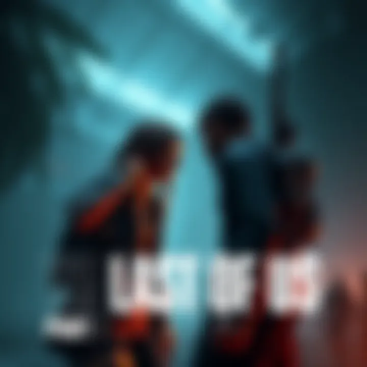 A tense moment from Last Of Us Part 2 showing characters in an emotional standoff.