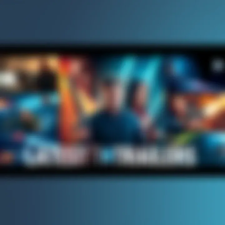 Latest Movie Trailers A collage of various movie trailers from Prime showing exciting scenes and characters