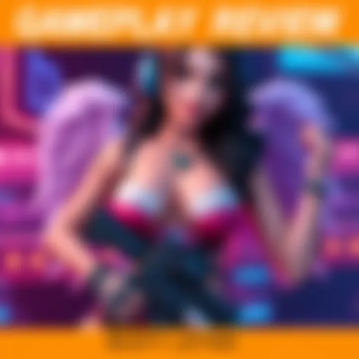 Busty Latina streamer reviewing gameplay strategies for Mercy, Moira, and Brig characters