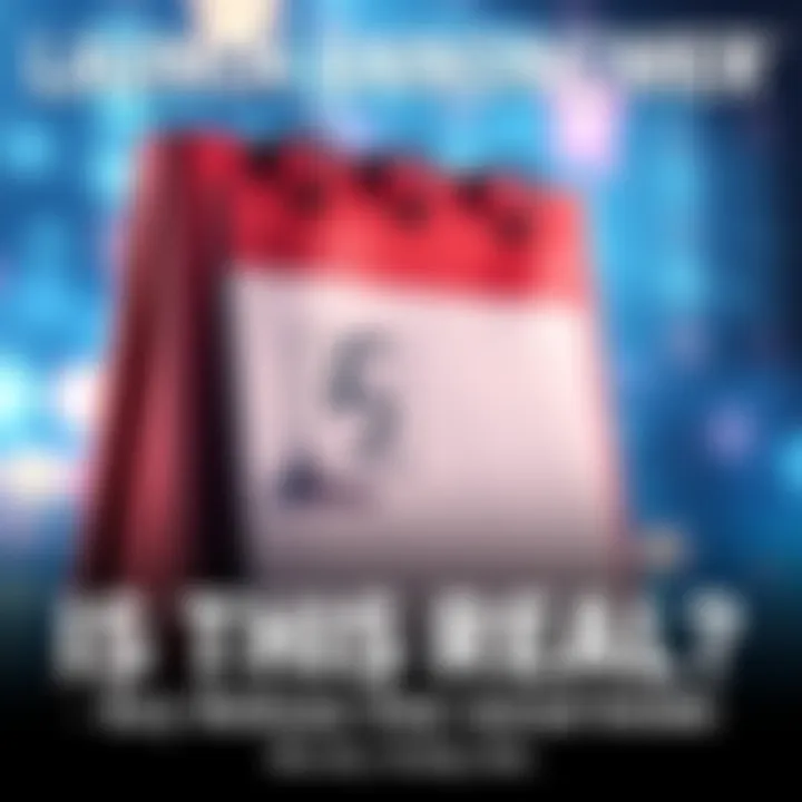 A calendar with a marked date and a question mark, symbolizing speculation about a release date.