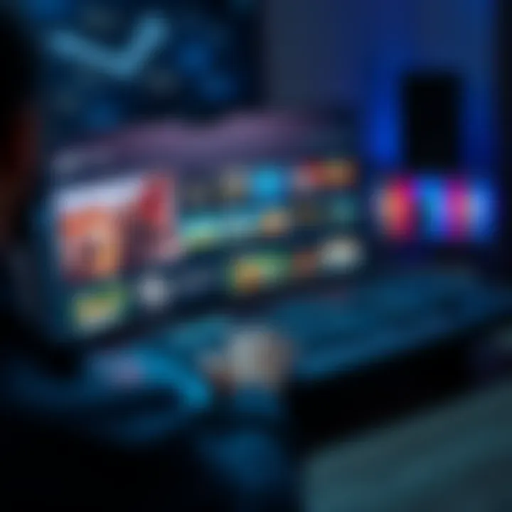 Launching Non-Steam Games on Steam Deck A person using a Steam Deck to launch non-Steam games with various tools displayed on the screen