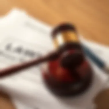A gavel and legal documents representing the lawsuit against major tech companies Samsung, Hynix, and Micron for RAM price fixing.