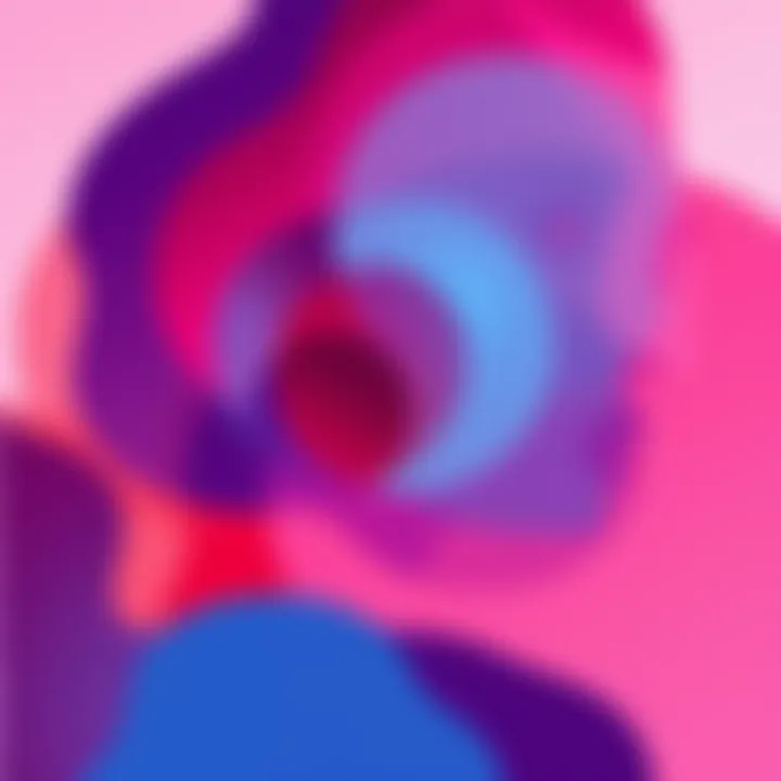 A visual representation of the complexity behind the phrase 'It's fine' with abstract shapes symbolizing emotions hidden beneath the surface.