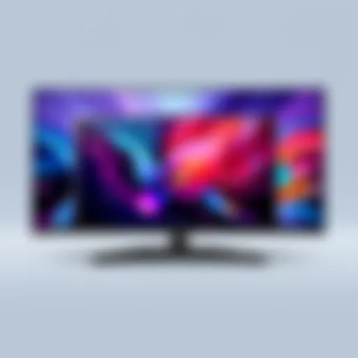 An illustration showing various types of LCD panels including VA, IPS, and Quantum Dot, highlighting their distinct features.