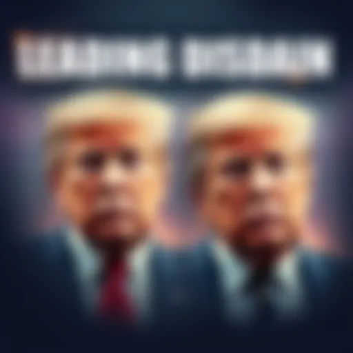 Two political leaders with concerned expressions, surrounded by critical headlines and social media reactions, reflecting public sentiment