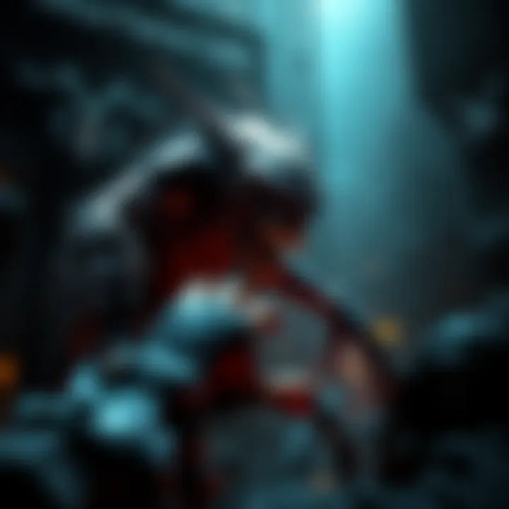 A Leaper creature lunging towards a player in a dark, sci-fi setting of Dead Space, showing its sharp claws and menacing posture
