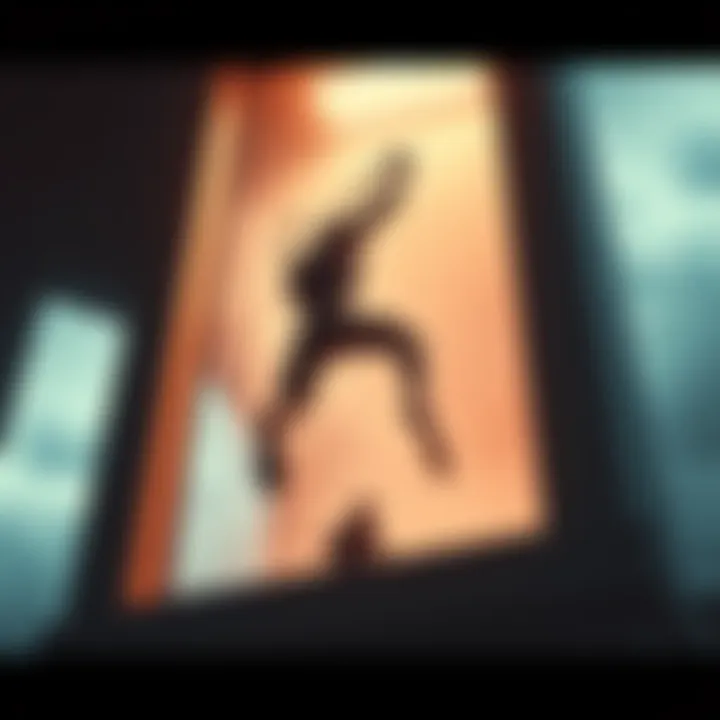 Leaper grabbing player from a building A leaper character reaching inside a building to grab a player with its long legs