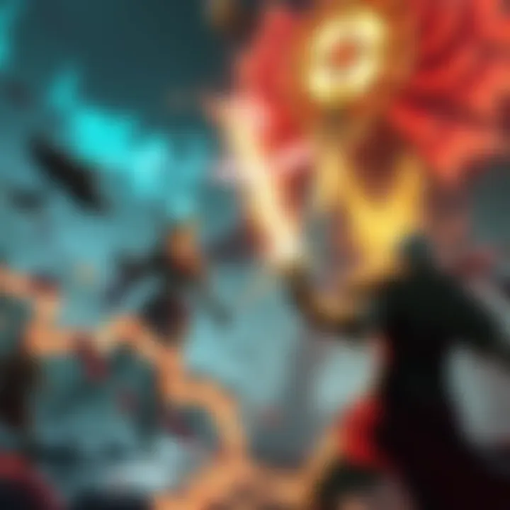 Leda Boss Fight with Sacred Relic Sword A game scene showing a player attempting to use the Sacred Relic Sword while facing the Leda boss, with action and energy effects visible. The sword appears to be glowing but is inactive, causing confusion for the player.