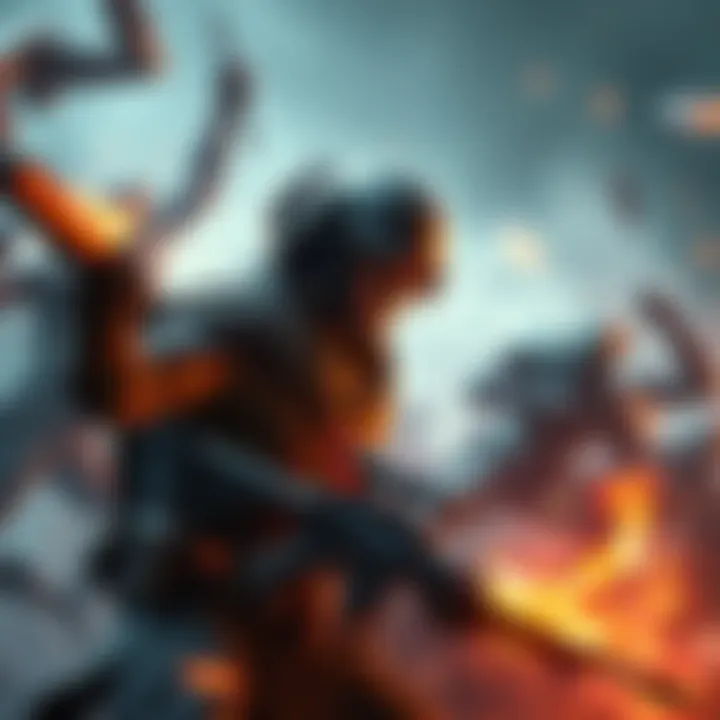 Legacy DLC Gameplay Action A player character in an intense battle scene from Legacy DLC, showcasing enhanced mechanics and thrilling moments.