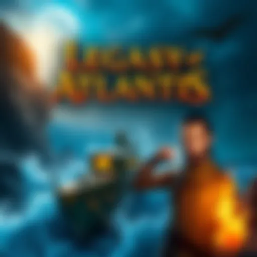 New cover design of Legacy of Atlantis featuring classic colors instead of the blue filter