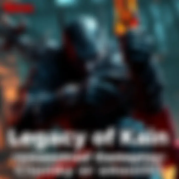 A character from Legacy of Kain in action, showcasing game controls and graphics.